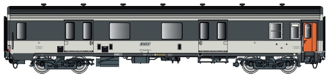 L.S. Models LS31231 - H0 - Packwagen MC76 Corail, SNCF, Ep. IV
